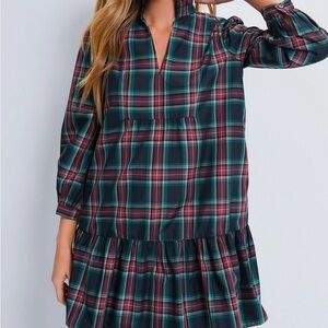Tuckernuck Highland Tartan Palmerston Dress Medium